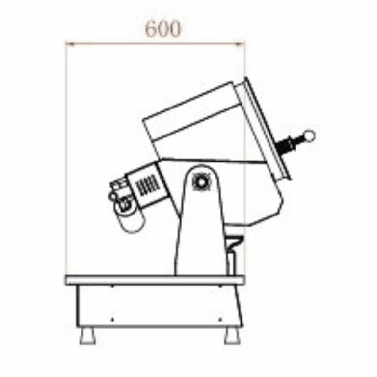 Dimension เครื่องผัดอัตโนมัติแบบหมุน3
