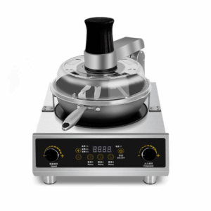 กระทะผัดอัตโนมัติ เครื่องผัดอัตโนมัติ แบบแม่เหล็กไฟฟ้า